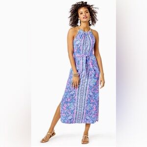 Lilly Pulitzer soleil Pink Palm Paradise Dress XXS.